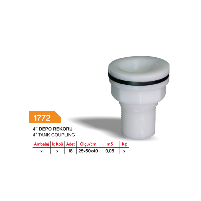 SAYIM 1772 4" DEPO REKORU